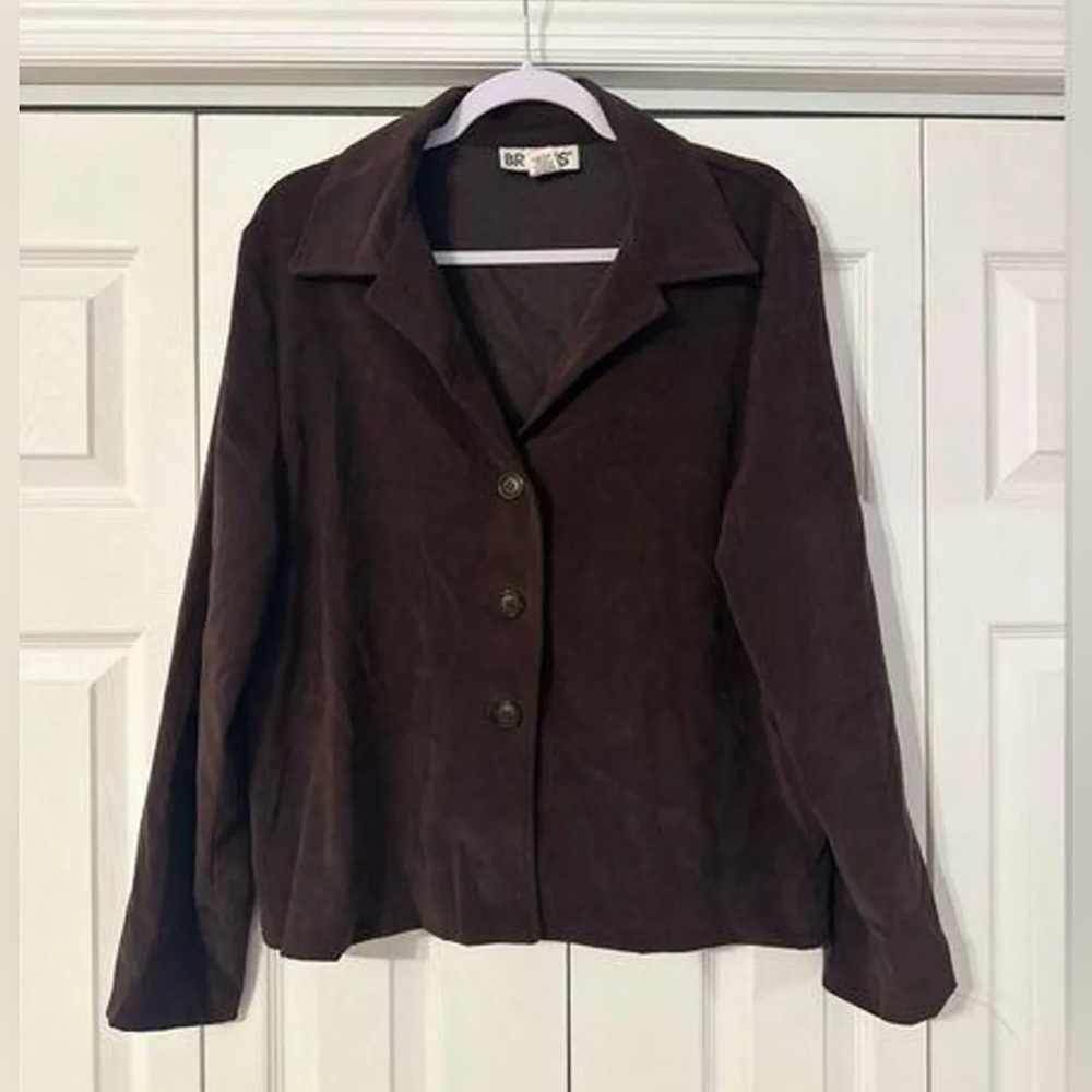 Vintage Brown Blazer, Large